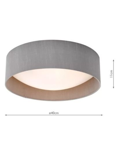LED Semi Flush Ceiling Light, 40cm