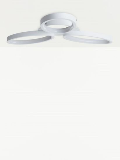Ovals LED Semi Flush Ceiling Light