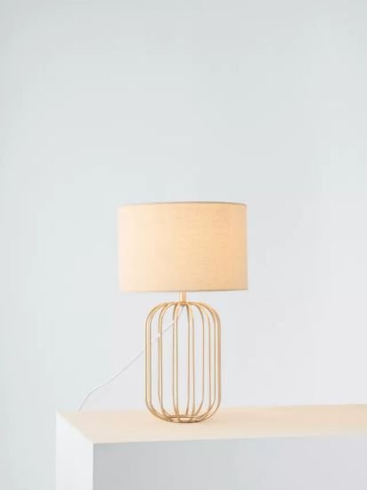 Wire Frame Table Lamp