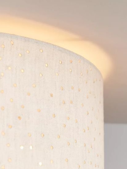 Semi Flush Ceiling Light, Natural